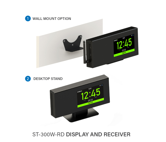 Minuteur de présentation pour pupitre & Contrôleur sans fil ST-300W