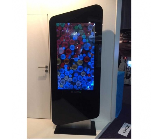 Kiosque d'information numérique Sydney écran double face de 49 pouces