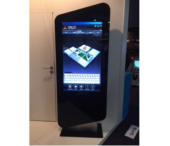 Kiosque d'information numérique Sydney écran tactile 65 pouces 