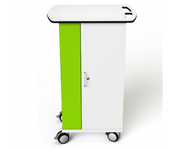 Classe mobile / Chariot de chargement Zioxi CHRGT-TB-16-C pour 16 tablettes jusqu'à 11 pouces - verrouillage par code numérique