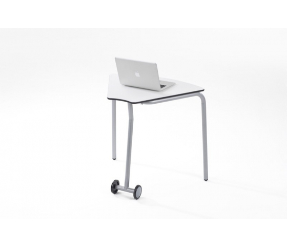 Table d'étudiant pliante à 60°