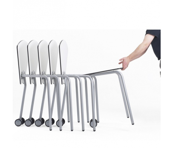Table d'étudiant pliante à 60°