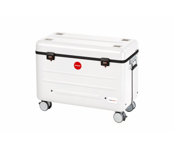 Valise de chargement Parat TC20 TwinCharge avec câbles de chargement USB-C chariot de chargement pour 20 tablettes jusqu'à 12,9 pouces – blanc