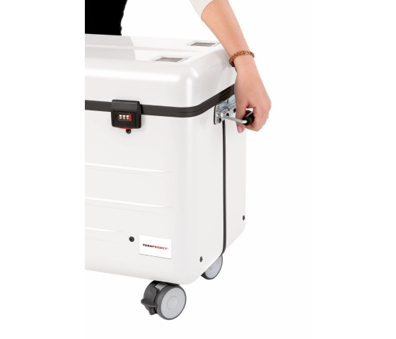 Valise de chargement Parat TC20 TwinCharge avec câbles de chargement USB-C chariot de chargement pour 20 tablettes jusqu'à 12,9 pouces – blanc