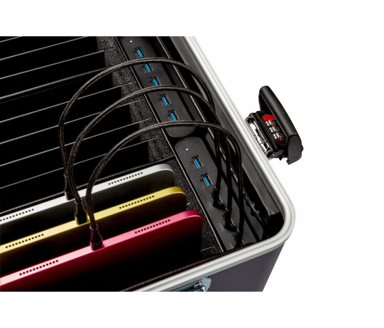 Valise multimédia PARAT MicroCase TC15 - 15 tablettes jusqu'à 11 pouces - câbles USB-C inclus