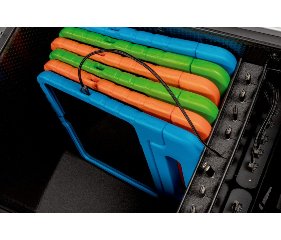 Valise de chargement et de transport Parat TC10 Educover/Kidscover TwinCharge pour 10 tablettes de 7 à 10.5 pouces - noir