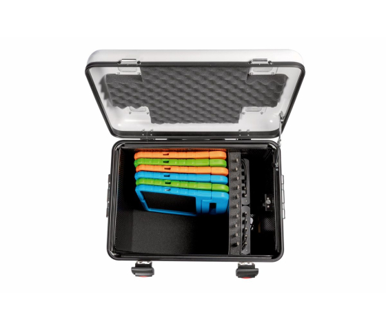 Valise de chargement et de transport Parat TC10 Educover/Kidscover TwinCharge pour 10 tablettes de 7 à 10.5 pouces - blanc