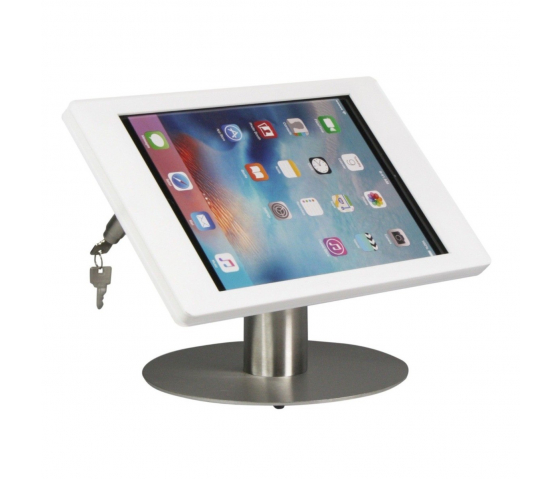 Support de table Fino pour iPad Pro 12.9 2018-2022 - blanc/acier inoxydable