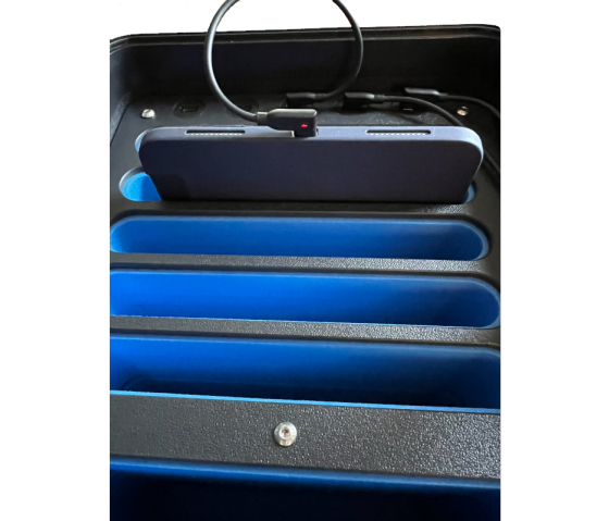 Coffre de recharge P-TEC TAB-10 pour 10 tablettes USB-C - câble non inclus