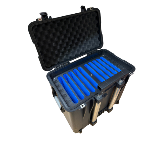 Coffre de recharge P-TEC TAB-10 pour 10 tablettes USB-C - câble non inclus