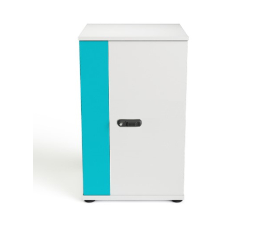 Armoire de recharge USB-C pour 32 ordinateurs portables - Câbles USB-C pré-montés - Zioxi CHRGCUC-LS-32-R# - serrure RFID