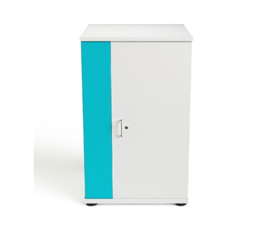 Armoire de recharge pour 16 ordinateurs portables - câbles USB-C pré-montés - Zioxi CHRGCUC-LS-16-K# - serrure à clé