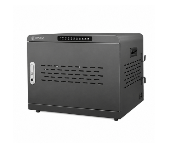 Bravour® USB-C oplaadkast voor 20 laptops & tablets - 1000W - met Smart App - sleutelslot