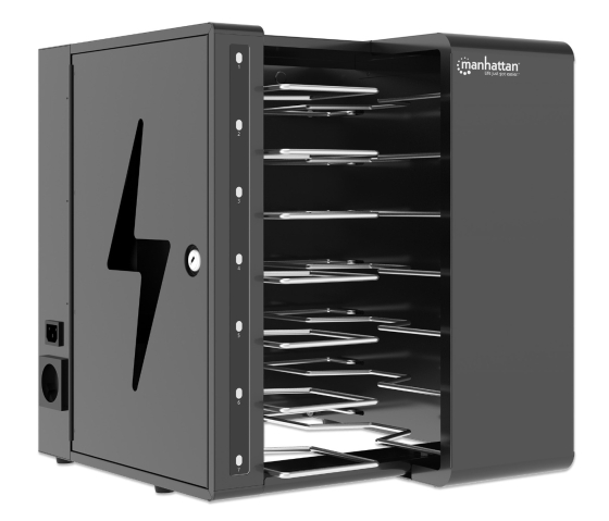 Armoire de recharge USB-C pour 7 appareils - 65 W par port
