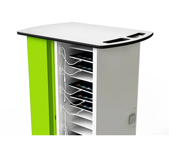Chariot de chargement pour 16 tablettes avec gestion à distance Zioxi onView - serrure à code