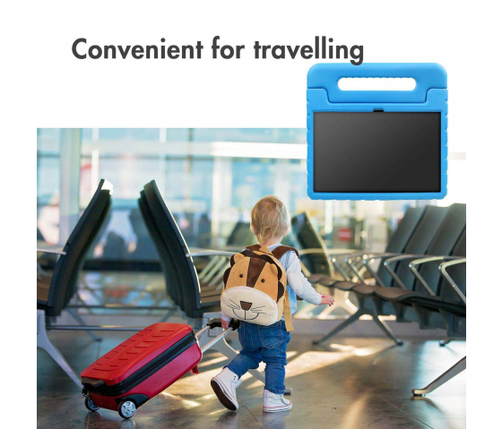 KidsCase tablethoes met handvat voor Samsung Galaxy Tab A9 8.7 inch - Blauw