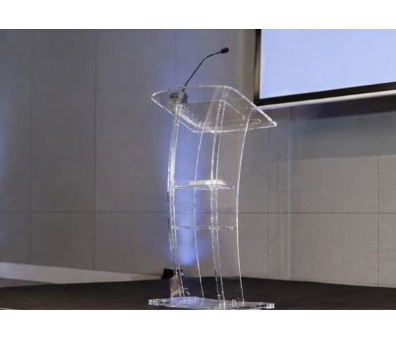 Pupitre plexiglas Vigelis - transparent