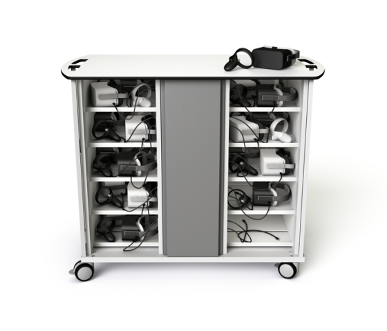 Chariot de chargement Zioxi pour 10 à 40 Casques & Contrôleurs VR