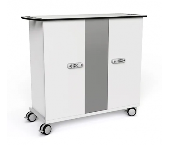 Chariot de chargement pour 40 casques et contrôleurs VR - verrouillage par code numérique