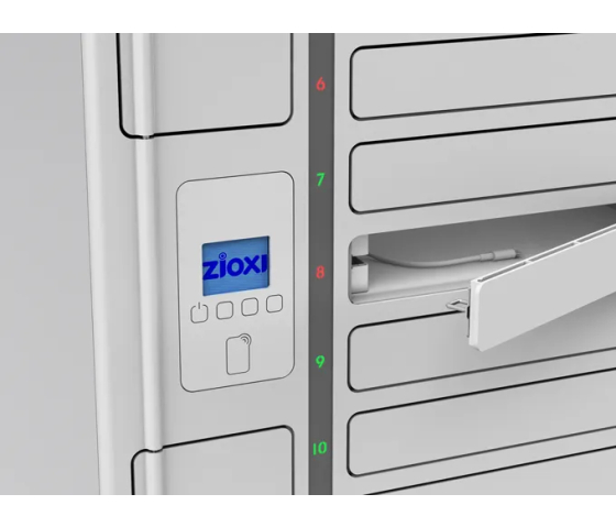 Armário de recarga Zioxi Volt para 10 tablets e computadores portáteis até 14