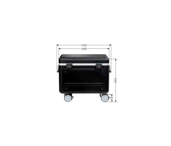 Valise de chargement et de transport Parat MicroCase TC15 avec câbles de chargement pour 15 tablettes jusqu'à 11 pouces