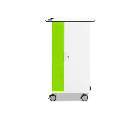Carrinho de carregamento para tablets com gestão remota e cestos de transporte para 16 ou 32 tablets até 10,5