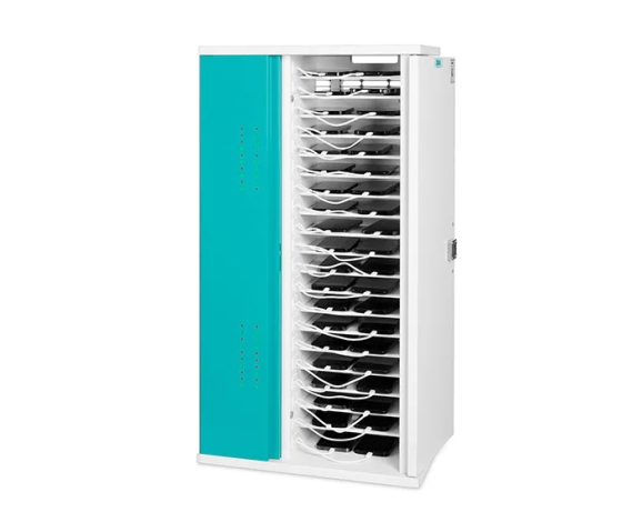 Armoire de recharge murale Zioxi pour 40 téléphones - câbles USB-C inclus - serrure RFID