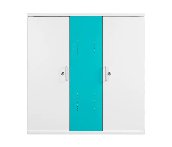 Armoire de recharge murale Zioxi pour 80 téléphones portables - serrure à clé
