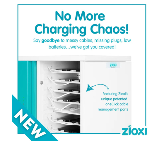 Armoire de recharge murale Zioxi pour 80 téléphones portables - serrure RFID