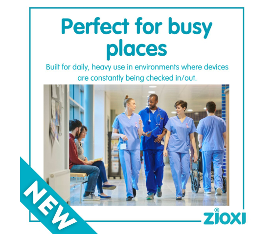 Armoire de recharge murale Zioxi pour 80 téléphones portables - serrure à clé