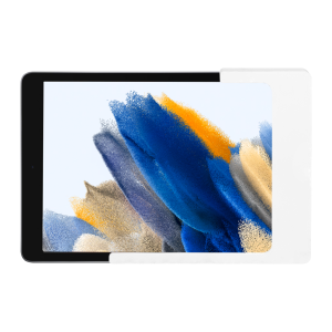 Support mural plat Domo Slide pour Samsung Galaxy Tab A9 8.7 pouces avec fonctionnalité de charge - blanc