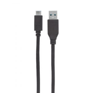 SuperSpeed+ USB-A naar USB-C kabel - 10 Gbps - 1 meter - zwart