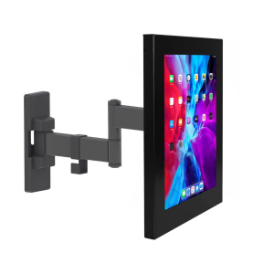 Support de tablette mural flexible 265 mm Securo L pour tablettes de 12 à 13 pouces - noir