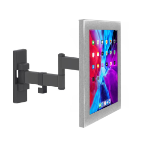 Support de tablette mural flexible 265 mm Securo L pour tablettes de 12 à 13 pouces - acier inoxydable