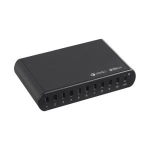 Station de charge rapide USB-C à 10 ports de 250 W