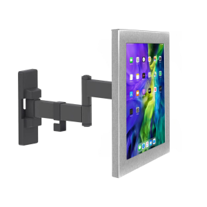 Support de tablette mural flexible 265 mm Securo M pour tablettes de 9 à 11 pouces - acier inoxydable