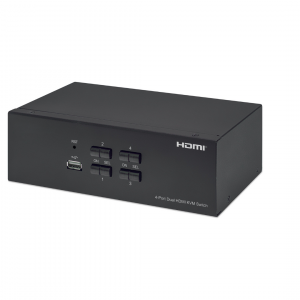 Commutateur KVM HDMI à 4 ports pour deux moniteurs KVMMHT4