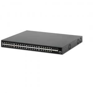 Switch PoE+ géré L2+ à 54 ports avec 6 Uplinks SFP+ - 450W PoE, montage en rack