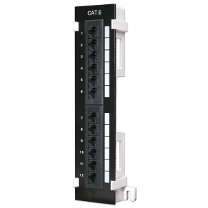 Panneau de brassage mural Cat6 12 ports