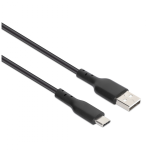 Câble USB-A vers USB-C haut débit - 480 Mbps - 1 mètre - noir