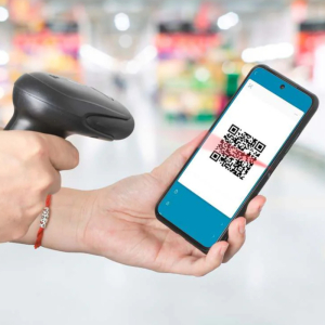 Scanner de codes-barres 2D à LED portable - 100 scans/seconde - profondeur de balayage de 320 mm