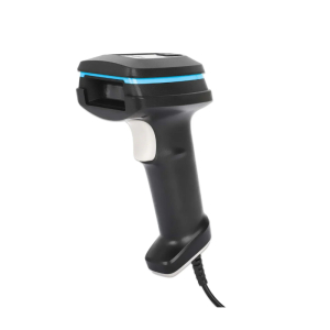 Scanner de codes-barres 2D portable longue portée - LED - 60 scans/seconde - profondeur de balayage de 450 mm