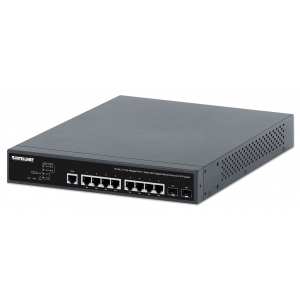 Switch PoE++ géré L2+ à 10 ports - 242W PoE, 2 slots ouverts SFP, montage en rack