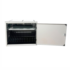 Armoire de recharge BRVD16 blanche - 16 appareils mobiles jusqu'à 17 pouces - multiprise