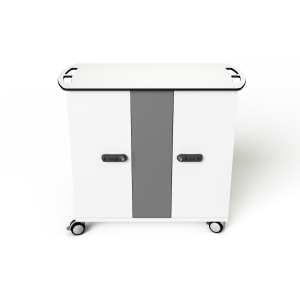 Chariot de charge USB-C pour 32 Chromebooks et appareils mobiles jusqu'à 14 pouces - Verrouillage RFID