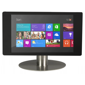 Support de table Fino pour Microsoft Surface Pro 12.3 - noir/ acier inoxydable