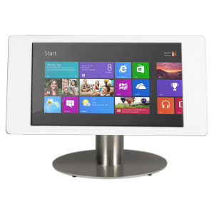 Support de table Fino pour Microsoft Surface Pro 12.3 - blanc/acier inoxydable