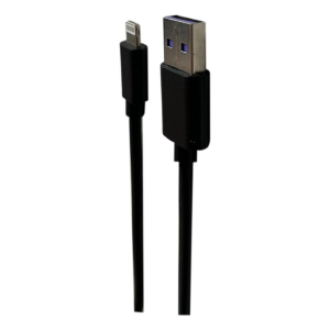 Domo Sell Câble de charge rapide USB-A vers Lightning 0.5M - Noir