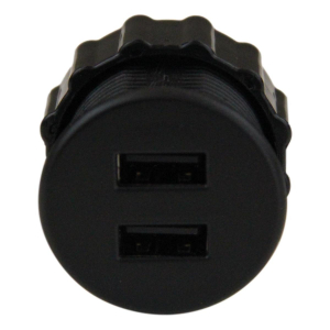 Station de charge USB-A à 2 ports - Noir