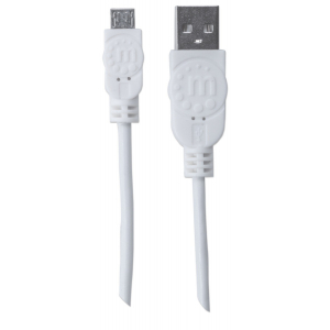 Hi-Speed USB-A naar Micro-USB kabel - 480 Mbps - 1 meter - wit